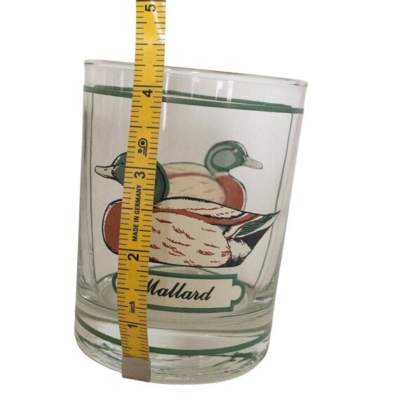 Vintage Georges Briard Mallard Duck Whiskey Drinking Glass With Gold Accents - 1 - Picture 4 of 6